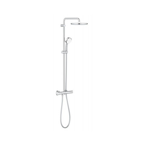 Душевая система GROHE Tempesta Cosmopolitan 250 CUBE с термостатом настенного монтажа, хром 26689000