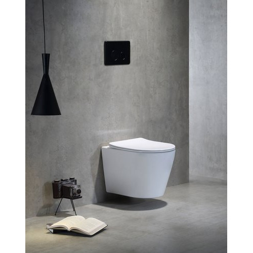 Унитаз подвесной SantiLine SL-5025 52x36,5 сиденье микролифт, белый