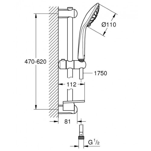 Душевая стойка Grohe Euphoria 110 Massage 27231001