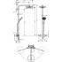 Душевая стойка Hansgrohe Raindance Select Showerpipe S240 2jet 27129000