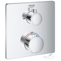 Термостат Grohe Grohtherm 24080000, встраиваемый, на 2 источника