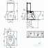 Унитаз напольный Ideal Standard Tesi Aquablade (без ободка)