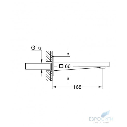 Излив для ванны Grohe Plus 13404003