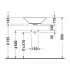 Умывальник Duravit Starck 1 D530, накладной 040853
