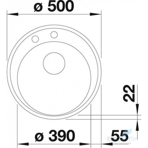 Кухонная мойка Blanco Riona 45