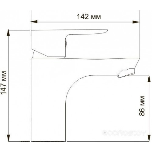 Смеситель Wasserkraft Leine 3503