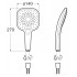 Душевая лейка Roca 5B1110CB0