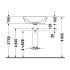 Умывальник Duravit Starck 1 D530, накладной 044753
