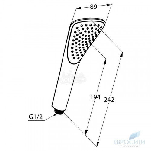 Лейка душевая Kludi Fizz 676000500