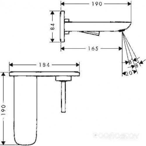 Смеситель Hansgrohe PuraVida 15084000