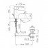 Смеситель для умывальника Armatura Kwarcyt 4202-815 (с донным клапаном)