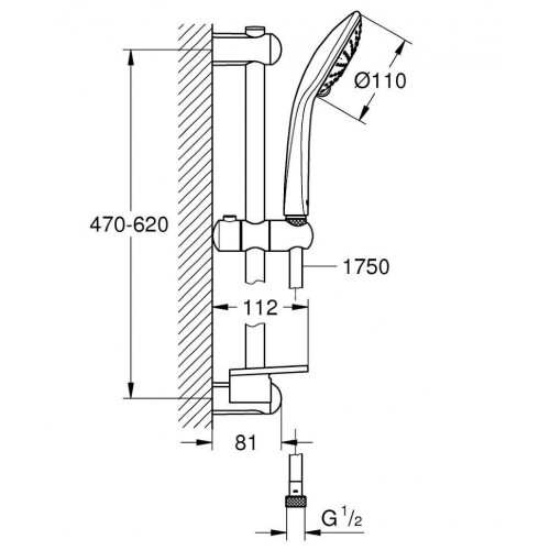 Душевая стойка Grohe Euphoria 110 Duo 27230001