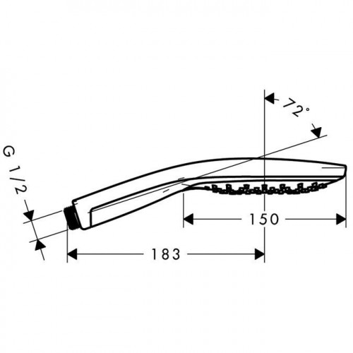 Лейка душевая Hansgrohe Raindance Select S150 Air 3jet 28587400