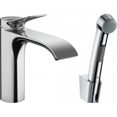 Смеситель для умывальника Hansgrohe Vivenis 75210000 с гигиеническим душем, хром