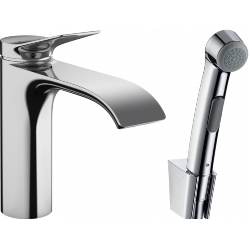 Смеситель для умывальника Hansgrohe Vivenis 75210000 с гигиеническим душем, хром