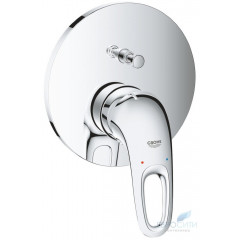 Смеситель для ванны Grohe Eurostyle Loop 24049003, встраиваемый