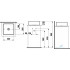 Умывальник Laufen Living Saphirkeramik 36x36 811433, накладной