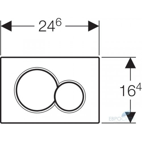 Кнопка для инсталляции Geberit Sigma01 (хром) 115.770.21.5