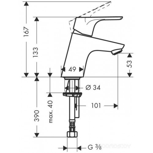 Смеситель Hansgrohe Focus 31952000