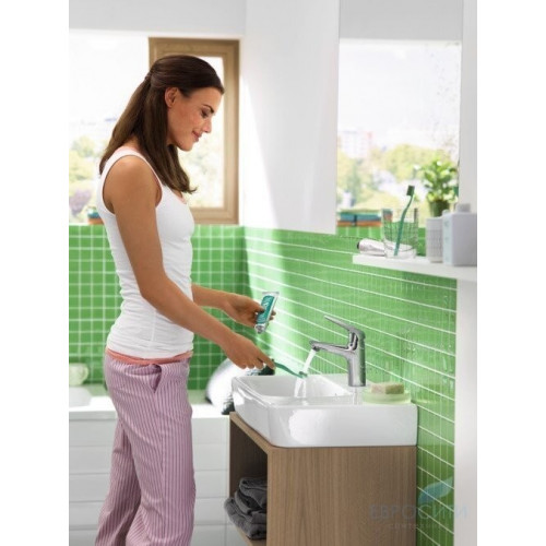 Смеситель для умывальника Hansgrohe Novus 100 71030000 (с донным клапаном)