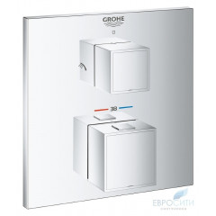 Термостат Grohe Grohtherm 24154000, встраиваемый, на 2 источника