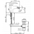 Смеситель для биде Armatura Kwarcyt 4207-015 (с донным клапаном)