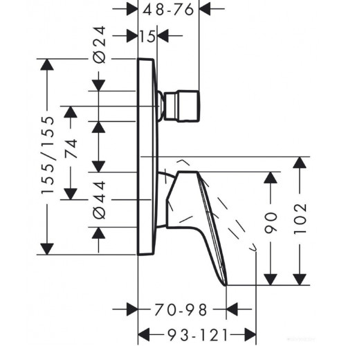 Смеситель Hansgrohe Logis 71405000