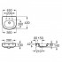 Умывальник Roca Meridian-N 45x42