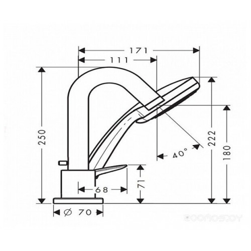 Смеситель Hansgrohe Logis 71313000