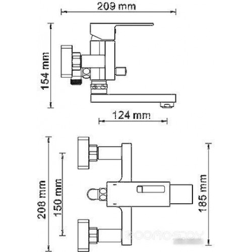 Смеситель Wasserkraft Alme 1501