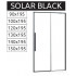 Душевая дверь Rea Solar Black 120 K6312