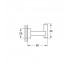 Крючок Grohe Essentials Cube 40511001