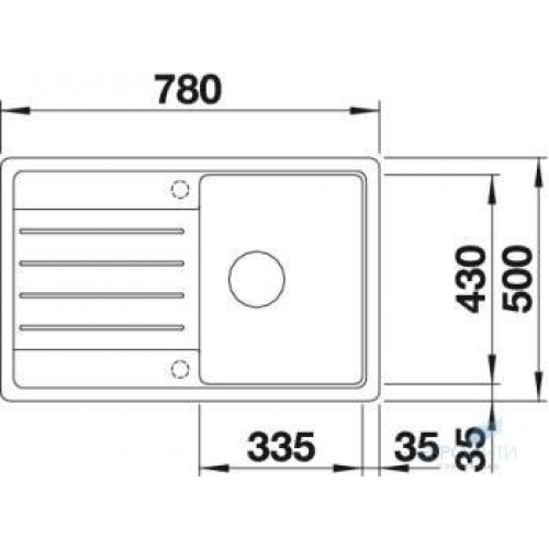 Кухонная мойка Blanco Legra 45S