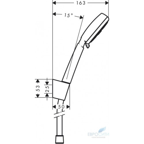 Душевой гарнитур Hansgrohe Crometta 100 Vario 26666400