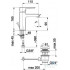 Смеситель для умывальника Armatura Aquamaryn 4612-815 (с донным клапаном)