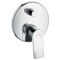 Смеситель для ванны Hansgrohe Metris 31493000, встраиваемый