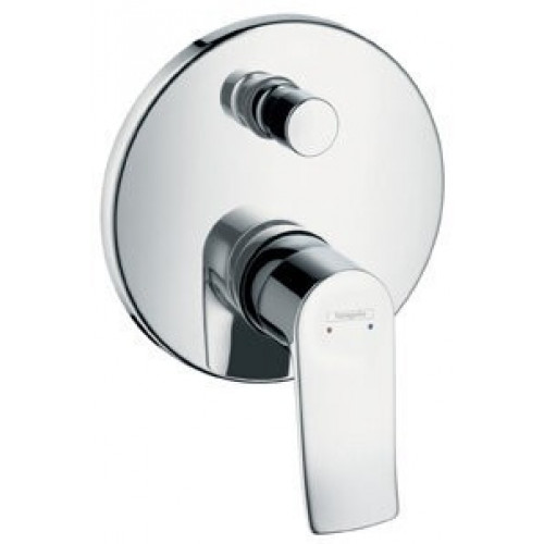 Смеситель для ванны Hansgrohe Metris 31493000, встраиваемый