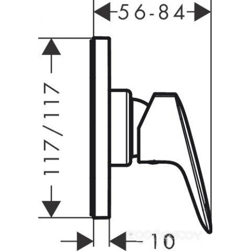 Смеситель Hansgrohe Logis 71604000