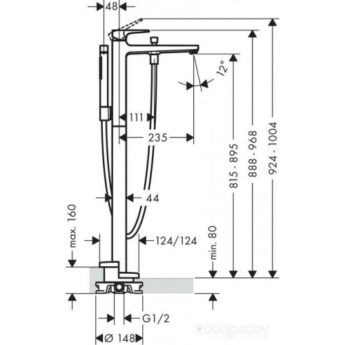 Смеситель Hansgrohe Metropol 74532000