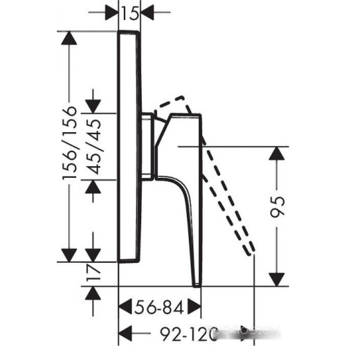 Смеситель Hansgrohe Metropol 74565000