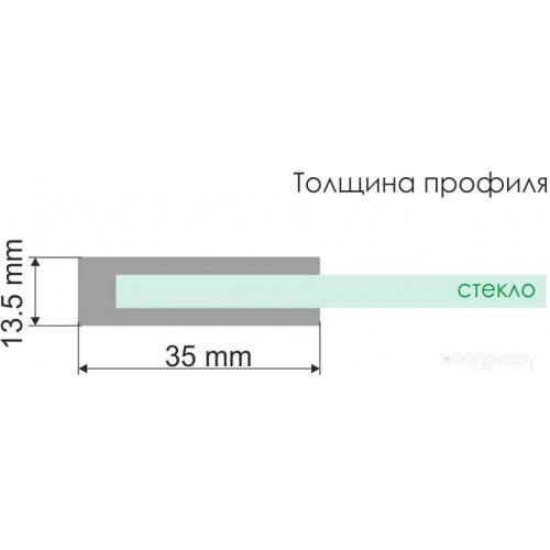 Душевой уголок Wasserkraft Leine 35P38