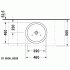 Умывальник Duravit Starck 1 D460, накладной 044546