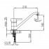Смеситель для кухни Armatura Albit 4603-814