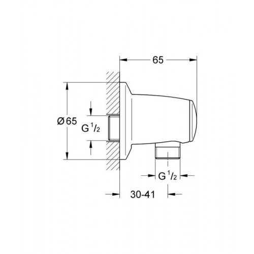 Подключение для душевого шланга Grohe Movario 28405000