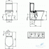 Унитаз напольный Ideal Standard Connect Air Aquablade (без ободка)