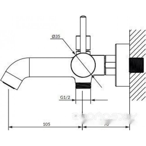 Смеситель Omnires Y Y1231BL