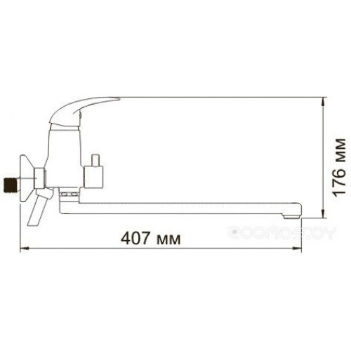 Смеситель Wasserkraft Isen 2602L