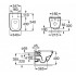 Унитаз подвесной Roca Gap Clean Rim (без ободка)