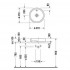 Умывальник Duravit Starck 1 D470, накладной 0386470027