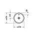 Умывальник Duravit Starck 1 D470, накладной 0386470027